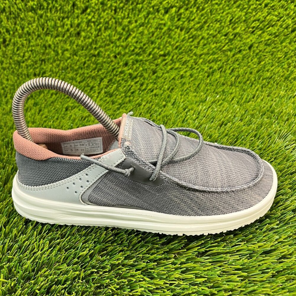 Hey Dude Wendy Frontier Women Size 5 Gray Casual Comfort Walking Shoes Slip On